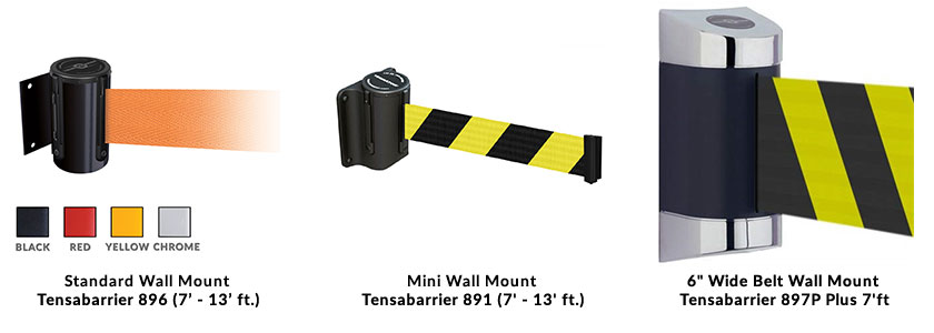 38 Height 2.5 Wide 13 Length Stripe Black and Red Belt Plastic White Tensabarrier 885-32-MAX-NO-S2X-C Post 16 Length 