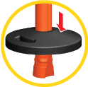 Slide and Snap Base Connection