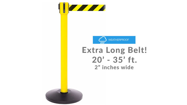 SafetyPRO 335 - long 35' ft. belt barrier