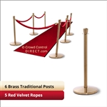6 + 5 velvet ropes