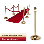 6 + 5 velvet ropes